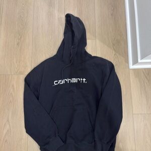 Carhartt wip Men's Dark Hoodie with Logo